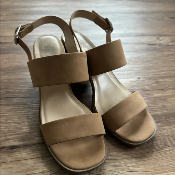 Tan Women's Sandals - Picture 1 of 8